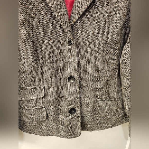 NWOT - Old Navy Wool Blend Black Herringbone Blazer - Size XXL - Picture 4 of 7